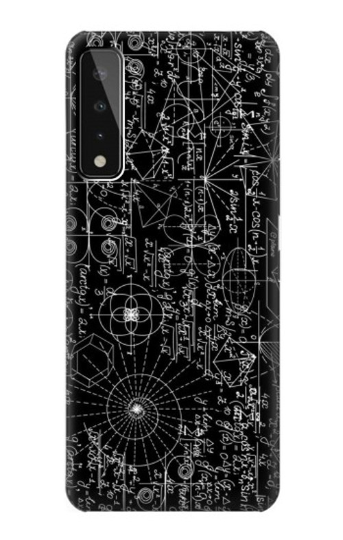 S3808 Mathematics Blackboard Case Cover Custodia per LG Stylo 7 5G