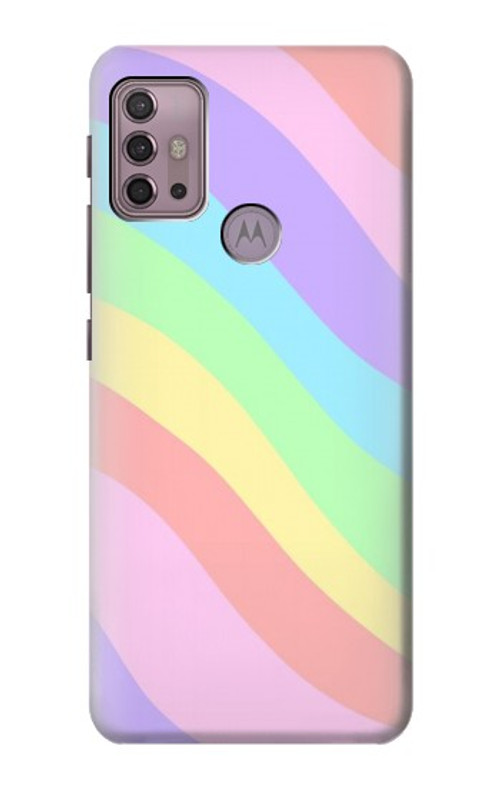 S3810 Pastel Unicorn Summer Wave Case Cover Custodia per Motorola Moto G30, G20, G10