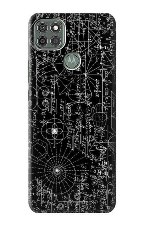 S3808 Mathematics Blackboard Case Cover Custodia per Motorola Moto G9 Power