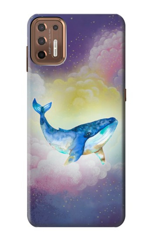 S3802 Dream Whale Pastel Fantasy Case Cover Custodia per Motorola Moto G9 Plus