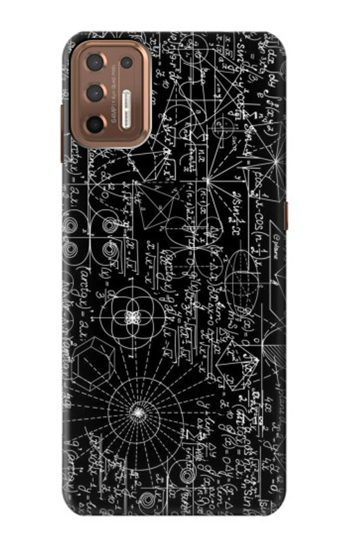 S3808 Mathematics Blackboard Case Cover Custodia per Motorola Moto G9 Plus