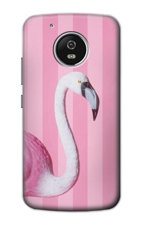 S3805 Flamingo Pink Pastel Case Cover Custodia per Motorola Moto G5