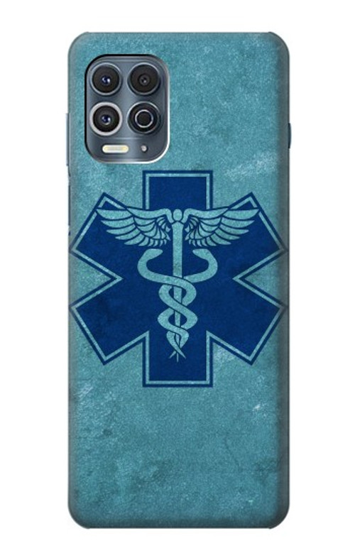 S3824 Caduceus Medical Symbol Case Cover Custodia per Motorola Edge S