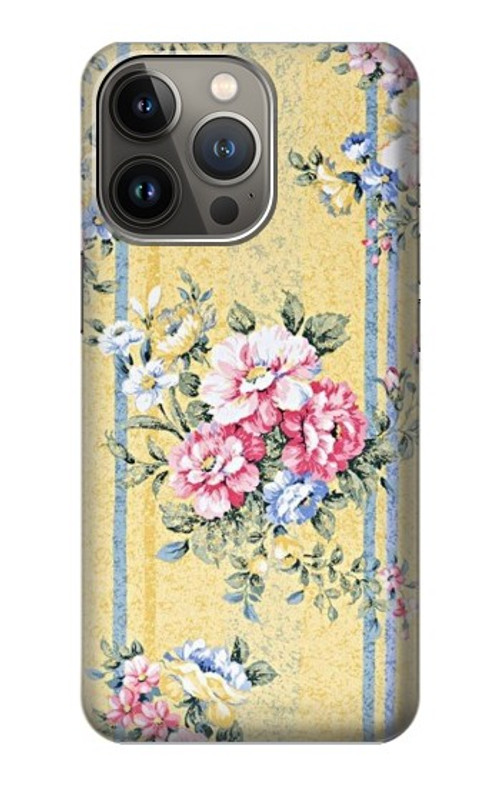 S2229 Vintage Flowers Case Cover Custodia per iPhone 13 Pro