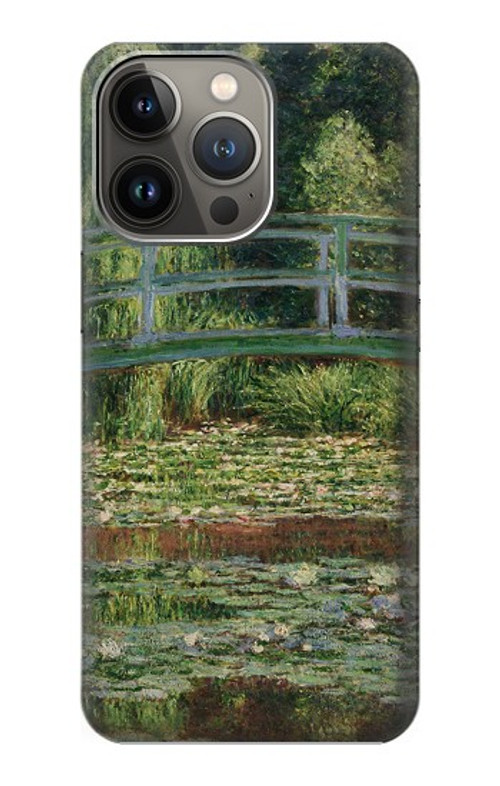 S3674 Claude Monet Footbridge and Water Lily Pool Case Cover Custodia per iPhone 13 Pro