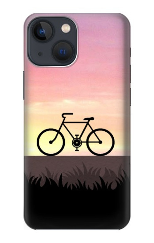 S3252 Bicycle Sunset Case Cover Custodia per iPhone 13 mini