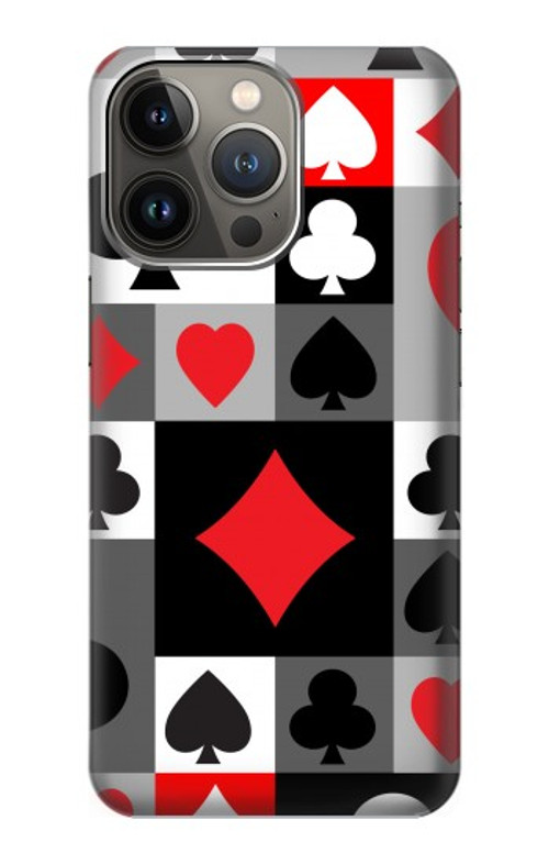 S3463 Poker Card Suit Case Cover Custodia per iPhone 13 Pro Max