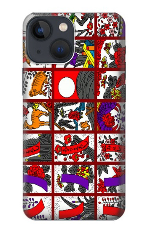 S1923 Hanafuda Japanese Flower Card Case Cover Custodia per iPhone 13 S1923 Hanafuda Japanese Flower Card Case Cover Custodia per iPhone 13