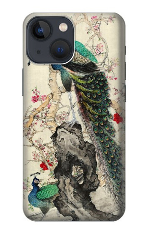 S2086 Peacock Painting Case Cover Custodia per iPhone 13