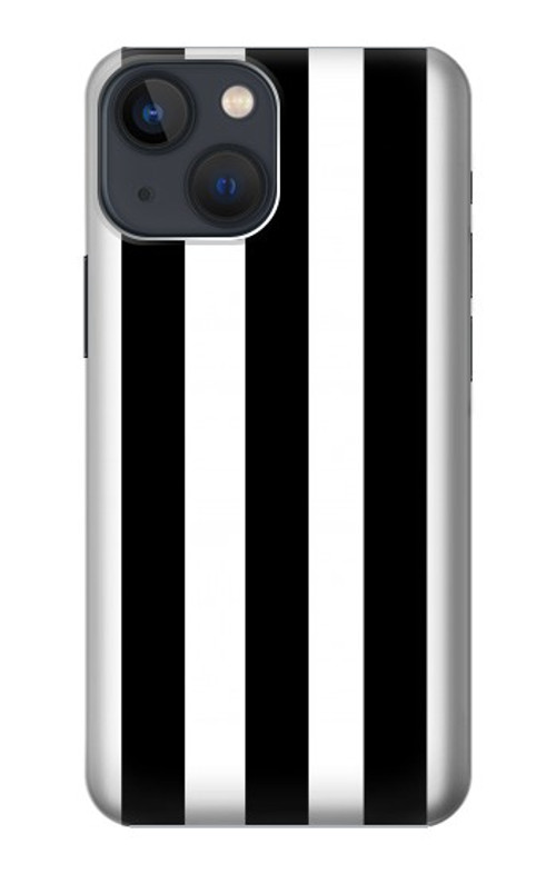 S2297 Black and White Vertical Stripes Case Cover Custodia per iPhone 13