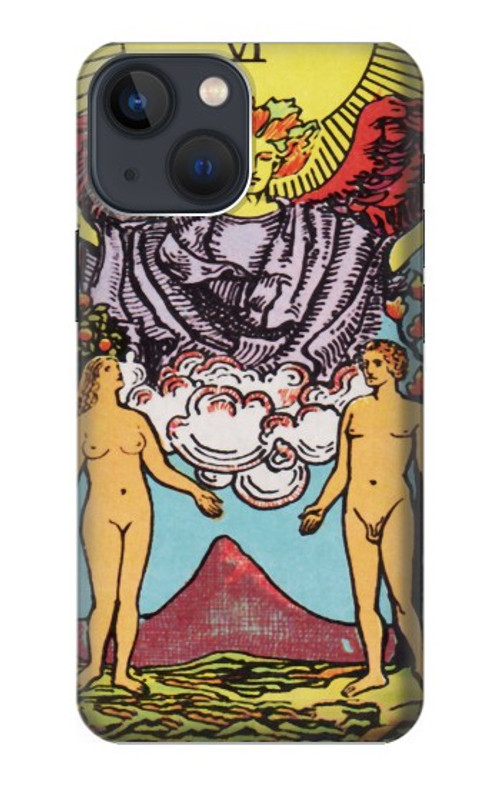 S2763 Lovers Tarot Card Case Cover Custodia per iPhone 13