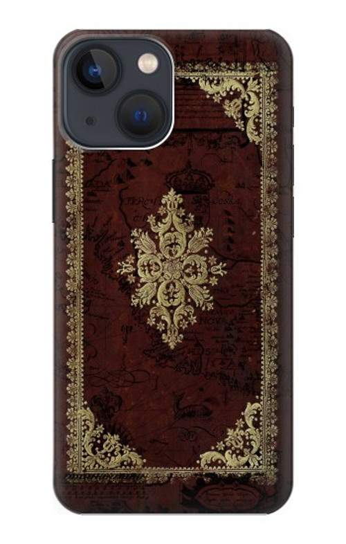 S3014 Vintage Map Book Cover Case Cover Custodia per iPhone 13