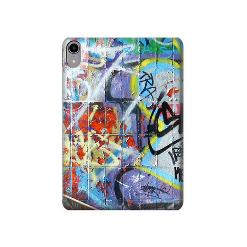 S0588 Wall Graffiti Case Cover Custodia per iPad mini 6 7, iPad mini (2021,2024) S0588 Wall Graffiti Case Cover Custodia per iPad mini 6 7, iPad mini (2021,2024)