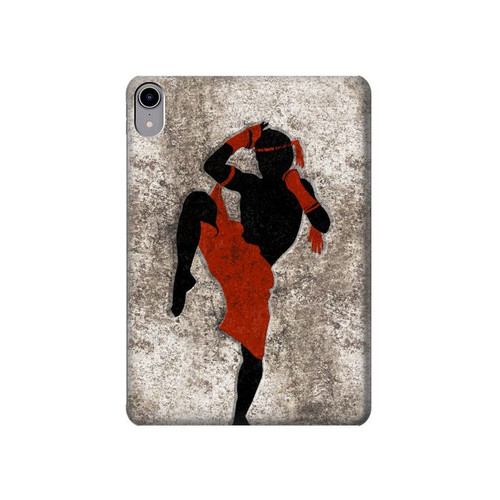 S2634 Muay Thai Kickboxing Martial Art Case Cover Custodia per iPad mini 6, iPad mini (2021)