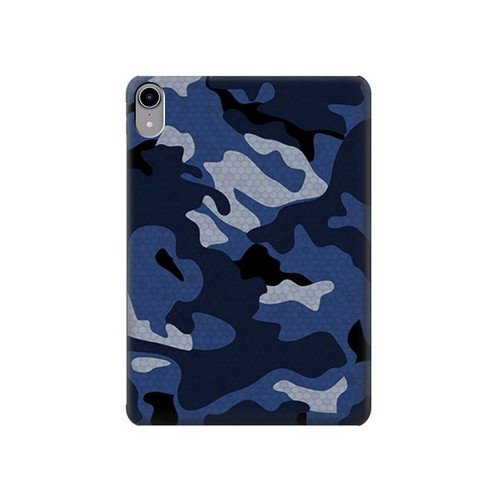 S2959 Navy Blue Camo Camouflage Case Cover Custodia per iPad mini 6 7, iPad mini (2021,2024)