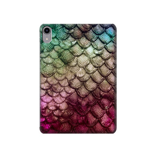 S3539 Mermaid Fish Scale Case Cover Custodia per iPad mini 6, iPad mini (2021)