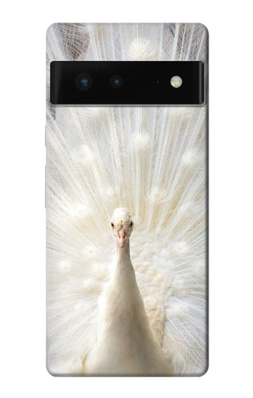 S1980 White Peacock Case Cover Custodia per Google Pixel 6 S1980 White Peacock Case Cover Custodia per Google Pixel 6