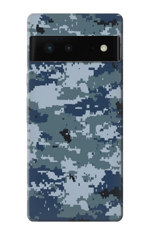 S2346 Navy Camo Camouflage Graphic Case Cover Custodia per Google Pixel 6