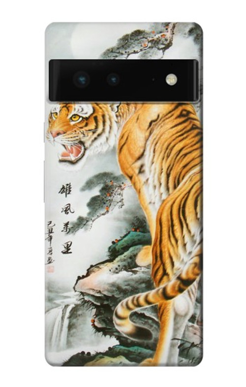 S2750 Oriental Chinese Tiger Painting Case Cover Custodia per Google Pixel 6