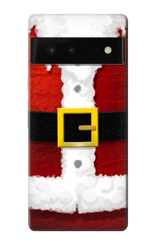 S2846 Christmas Santa Red Suit Case Cover Custodia per Google Pixel 6