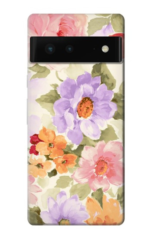 S3035 Sweet Flower Painting Case Cover Custodia per Google Pixel 6