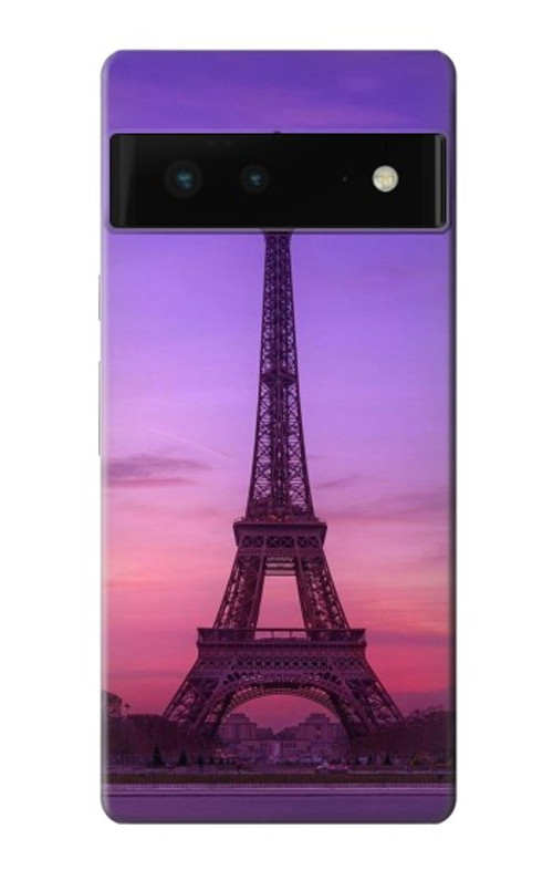 S3447 Eiffel Paris Sunset Case Cover Custodia per Google Pixel 6