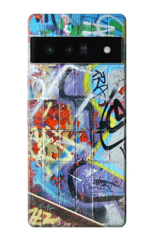 S0588 Wall Graffiti Case Cover Custodia per Google Pixel 6 Pro