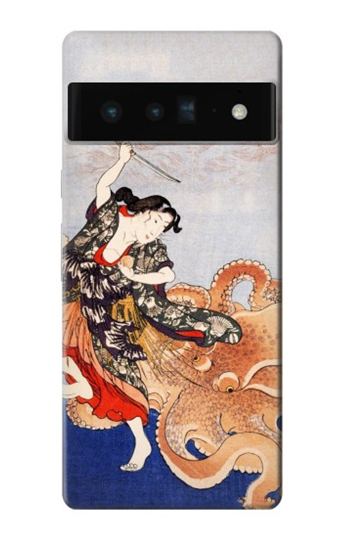 S2496 Japan Art Utagawa Kuniyoshi Tamatori Case Cover Custodia per Google Pixel 6 Pro S2496 Japan Art Utagawa Kuniyoshi Tamatori Case Cover Custodia per Google Pixel 6 Pro