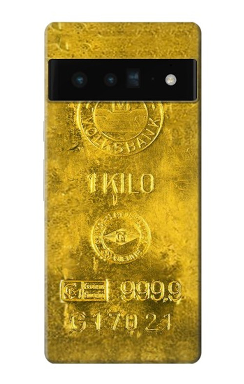 S2618 One Kilo Gold Bar Case Cover Custodia per Google Pixel 6 Pro