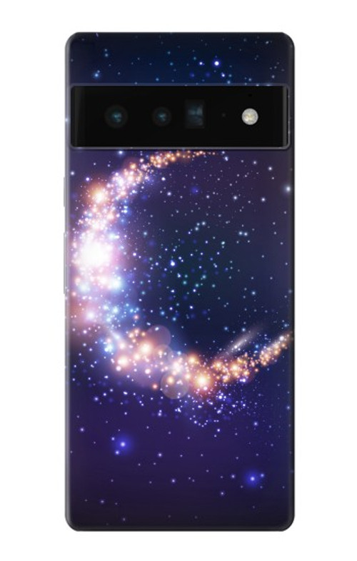 S3324 Crescent Moon Galaxy Case Cover Custodia per Google Pixel 6 Pro