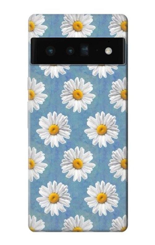 S3454 Floral Daisy Case Cover Custodia per Google Pixel 6 Pro