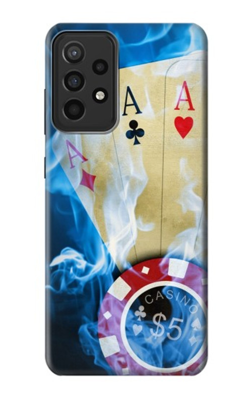 S0348 Casino Case Cover Custodia per Samsung Galaxy A52s 5G