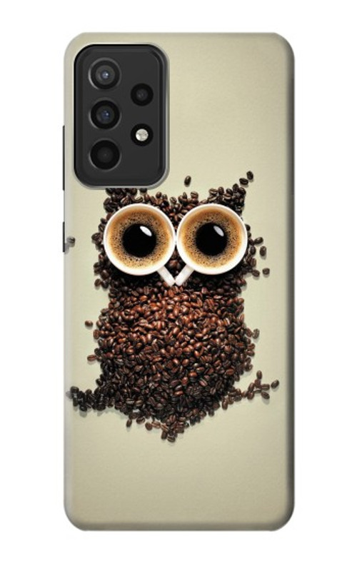 S0360 Coffee Owl Case Cover Custodia per Samsung Galaxy A52s 5G S0360 Coffee Owl Case Cover Custodia per Samsung Galaxy A52s 5G