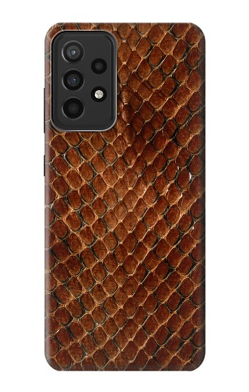 S0555 Snake Skin Case Cover Custodia per Samsung Galaxy A52s 5G