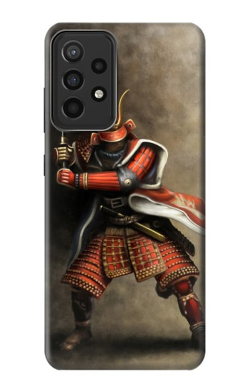 S0796 Japan Red Samurai Case Cover Custodia per Samsung Galaxy A52s 5G