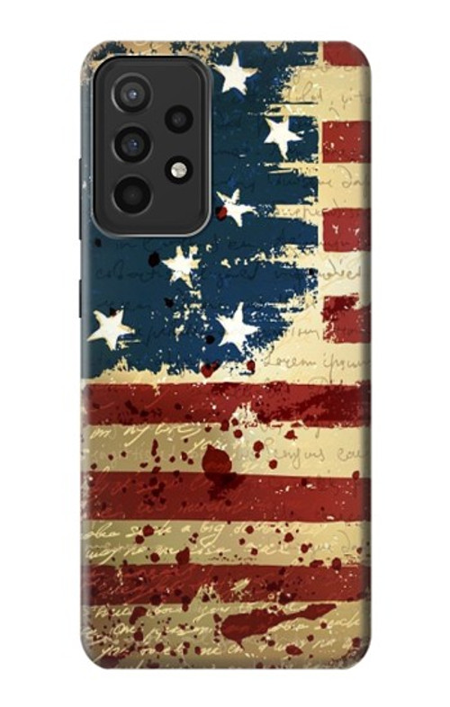 S2349 Old American Flag Case Cover Custodia per Samsung Galaxy A52s 5G
