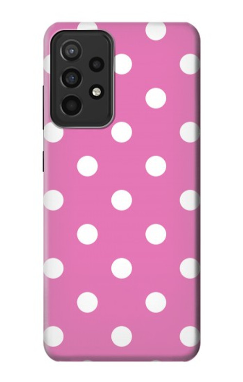 S2358 Pink Polka Dots Case Cover Custodia per Samsung Galaxy A52s 5G