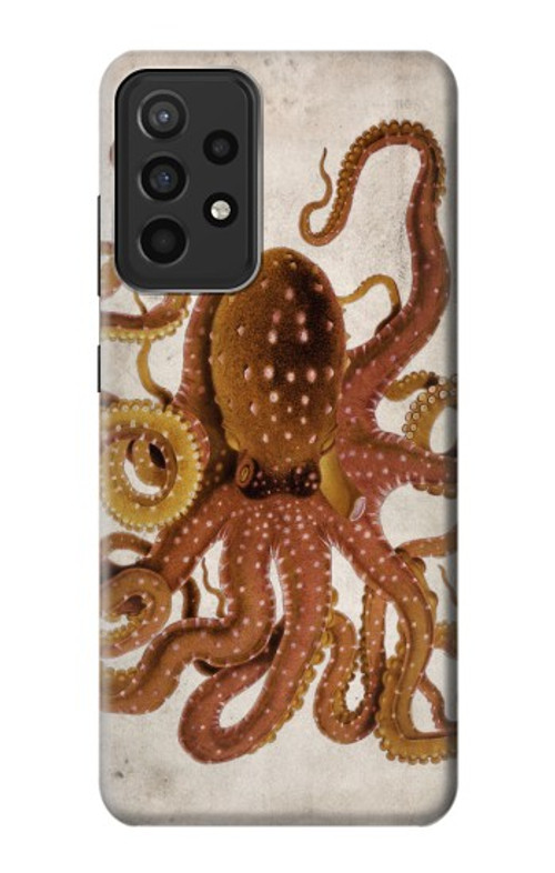 S2801 Vintage Octopus Case Cover Custodia per Samsung Galaxy A52s 5G