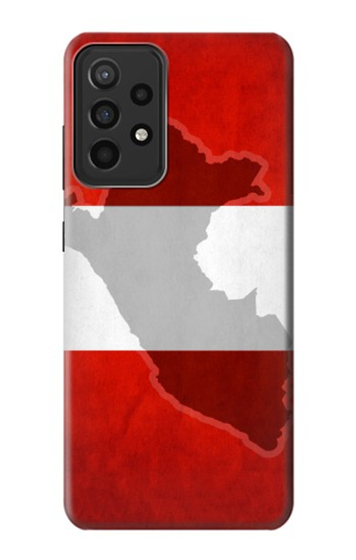 S3018 Peru Flag Case Cover Custodia per Samsung Galaxy A52s 5G