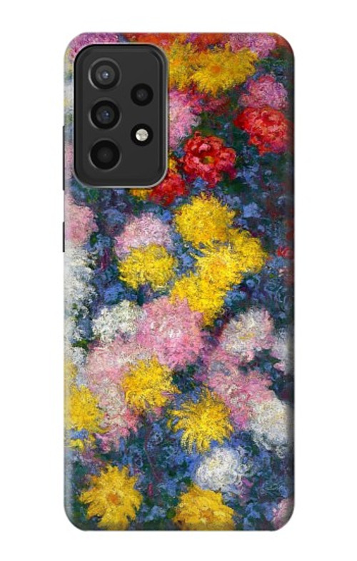 S3342 Claude Monet Chrysanthemums Case Cover Custodia per Samsung Galaxy A52s 5G