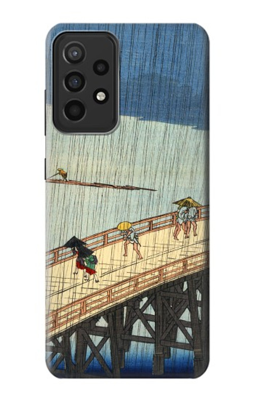 S3347 Utagawa Hiroshige Sudden shower Case Cover Custodia per Samsung Galaxy A52s 5G