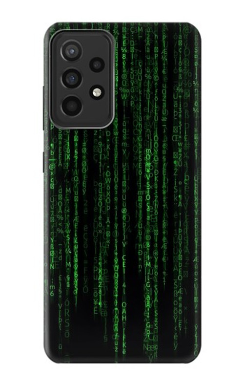 S3668 Binary Code Case Cover Custodia per Samsung Galaxy A52s 5G