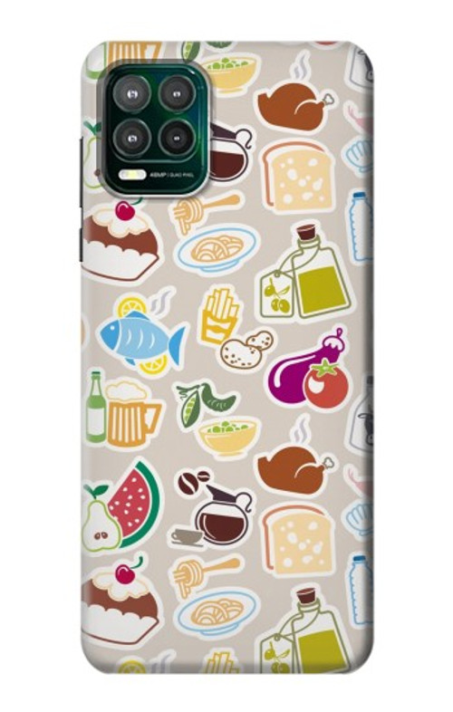 S2321 Food and Drink Seamless Case Cover Custodia per Motorola Moto G Stylus 5G