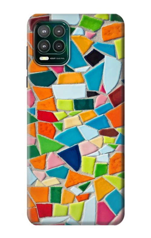 S3391 Abstract Art Mosaic Tiles Graphic Case Cover Custodia per Motorola Moto G Stylus 5G