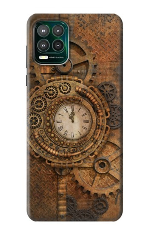 S3401 Clock Gear Steampunk Case Cover Custodia per Motorola Moto G Stylus 5G
