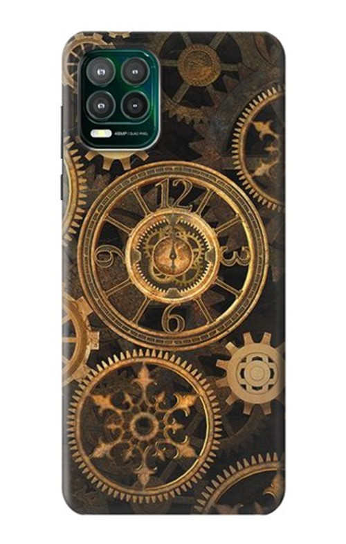 S3442 Clock Gear Case Cover Custodia per Motorola Moto G Stylus 5G