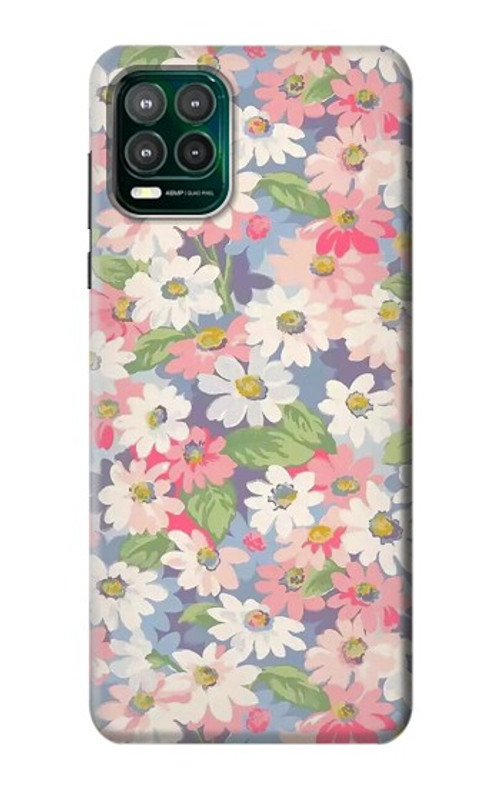S3688 Floral Flower Art Pattern Case Cover Custodia per Motorola Moto G Stylus 5G