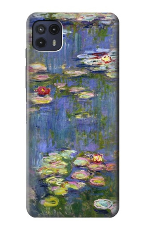 S0997 Claude Monet Water Lilies Case Cover Custodia per Motorola Moto G50 5G [for G50 5G only. NOT for G50]