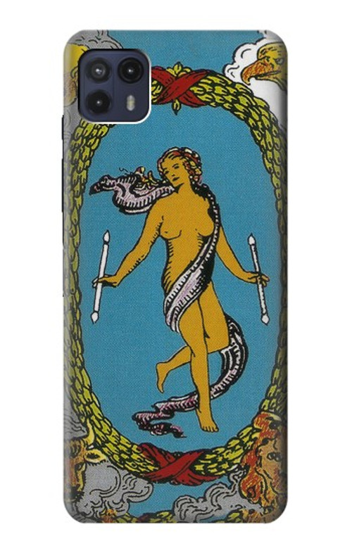 S3746 Tarot Card The World Case Cover Custodia per Motorola Moto G50 5G [for G50 5G only. NOT for G50]