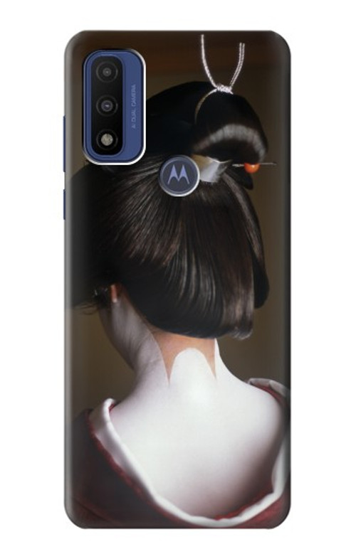 S1337 Japan Geisha Neck Case Cover Custodia per Motorola G Pure